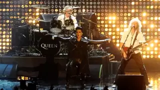 Adam Lambert with Queen - The Show Must Go On, We Will Rock You, We Are the Champions