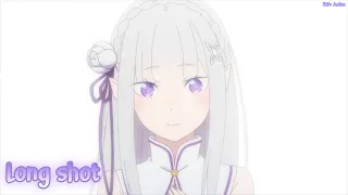 『Lyrics AMV』  Re:Zero Season 2 OP 2 Full 【 Long shot - Mayu Maeshima 】