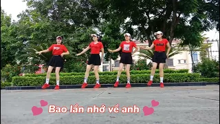 Nhảy  shuffle dance BAO LẦN NHỚ  VỀ ANH / bài  hoàn  thiện  đủ  nhịp/ gái  Bắc  Giang.