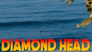 SSW LONG PERIOD SWELL ARRIVES AT DIAMOND HEAD