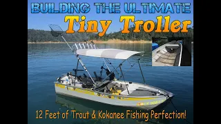 Awesome 12 foot fishing boat! The ultimate Tiny Troller!