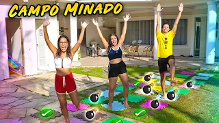 DESAFIO DO CAMPO MINADO NA MANSÃO! - (ÉPICO)