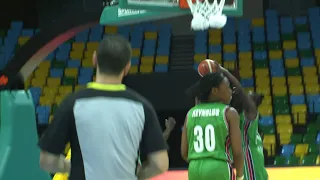 HIGHLIGHTS RWANDA VS KENYA FIBA WOMEN'S AFROBASKET BALL QUALIFIERS RWANDA 47: 79 KENYA SEMI FINAL