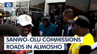 Sanwo-Olu Commissions Roads, Jetty In Alimosho