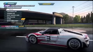 Need For Speed Most Wanted (2012) [Xbox 360]: Porsche 918 Spyder Gameplay