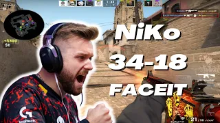 CSGO POV | NiKo 34-18 MIRAGE POV | FACEIT Ranked | May 26, 2023