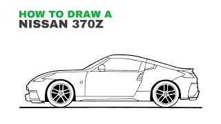 How To Draw A Nissan 370Z Nismo