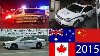 Fire & Emergency Videos 2015, Compilation of Leftovers