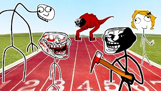 Who is the FASTEST Trollge?! (Garry's Mod)