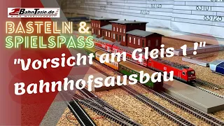 Bahnhoferweiterung Ausbau Gleis 1 & 2 --  Spielspaß  mit U-Boot und Dresdner S-Bahn