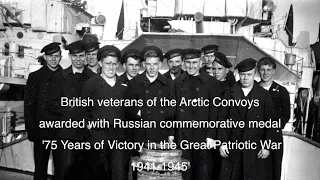 Arctic Convoys veterans awarded with commemorative medals