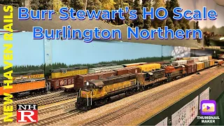 HO Scale Burlington Northern Railroad Layout