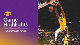 HIGHLIGHTS | Dwight Howard (14 pts, 14 reb) vs Sacramento Kings