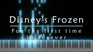 Disney's Frozen - For the first time in forever (piano cover)