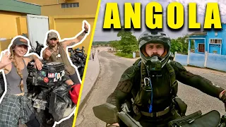 PROBLÈME de BATEAU en ANGOLA ! ET Rencontre CAPITAINE MORGAN !! Tour du Monde à Moto 🌍🏍