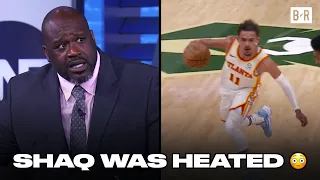 Shaq Calls Out Jrue Holiday For Giving Up On This Trae Young Shimmy Play