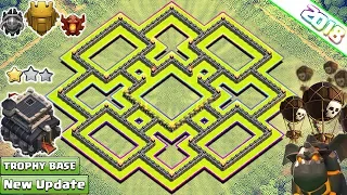 New Town Hall 9 Base Layout 2018 | Anti LAVALOON th9 base | Anti 3 & 2 Stars - Clash of Clans 2018