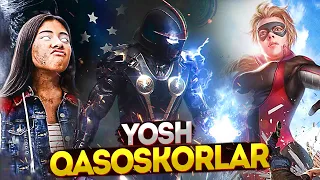 Yosh Qasoskorlar filmi | Yosh Qasoskorlar jamoasidagi Qahramonlar | Yosh Qasoskorlarning Yovuzi