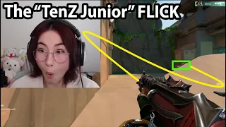 This UNREAL 0.1s Flick makes Kyedae call him "TenZ Junior"