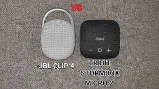 JBL CLIP 4 VS TRIBIT STORMBOX MICRO 2 (OUTDOOR AUDIO TEST MAX VOLUME)