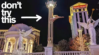 INSANE Acrobatic Stunts in Las Vegas *don’t try these dares*