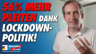 56% mehr Privatpleiten dank Merkel-Lockdown! - Norbert Kleinwächter