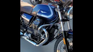 Moto Guzzi V7 Engine Guard Installation