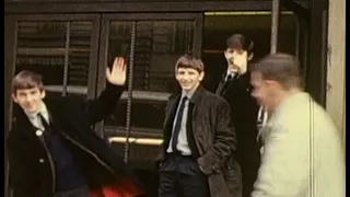 The Beatles Outside BBC The Paris Studios, London - Color Home Movie - 4 April 1963