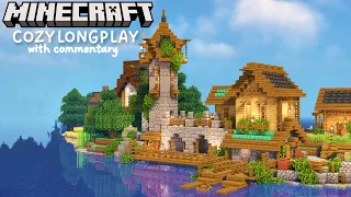 Relaxing Minecraft Longplay With Commentary - Building a Shipping Dock on the Island