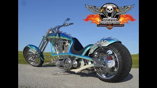 2008 BOURGET T6 KING COBRA 330 SPRINGER CHOPPER S&S 131ci, Only 1,432 Miles