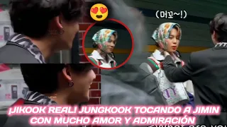 ¡JIKOOK REAL!😱JUNGKOOK AMA TOCAR A JIMIN SU ROSTRO ES SU DEBILIDAD