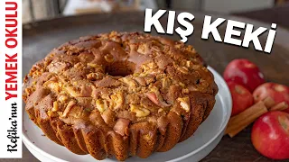 Bu Kışın Kek Tarifi Belli Oldu! 🥮 | 🍎Elmalı, Tarçınlı, Cevizli Kek Tarifi