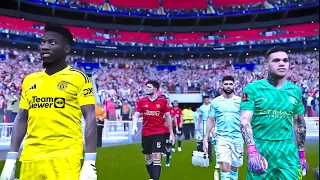 PES 2025 FA CUP FINAL | #manchestercity vs #manchesterunited | Playing the best football game