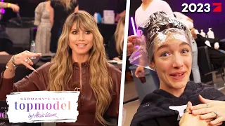 Das gab es noch NIE! Heute bekommt auch Heidi Klum ein Umstyling | GNTM 2023 | ProSieben