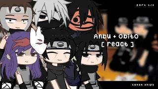 Anbu + Obito and special guest react | future | Naruto | part 2/2 | Gacha Club