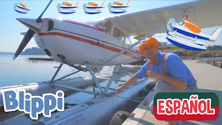 Blippi Explora un Hidroavión | Aprende con Blippi | Blippi Español | Moonbug Kids Parque de Juegos