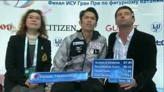 ISU GP Final SOCHI 2012 -6/7- MEN FS - Daisuke TAKAHASHI - 08/12/2012