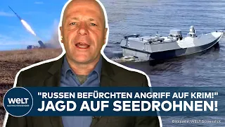 PUTINS KRIEG: "Russen suchen Seedrohnen!" Moskau verstärkt Angriffe auf Odessa!