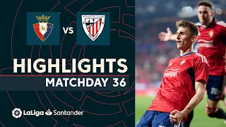 Highlights CA Osasuna vs Athletic Club (2-0)