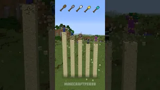 Which shovel Is The Fastest in Minecraft #shorts #meme #memes