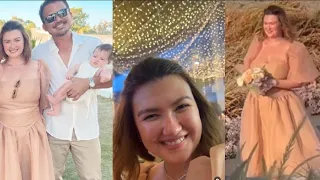 Gregg Homan NABIGHANI sa GANDA ni Angelica Panganiban bilang MAID of Honor Baby Bean kasama sa KASAL