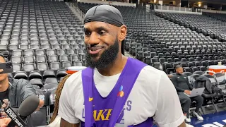 LeBron James talks Nikola Jokic, his health, enjoying NBA playoffs