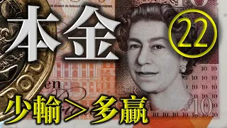 ㉒本金戰略/少輸勝過多贏/財務自由金字塔/開店比喻/百家樂最快贏錢的原則