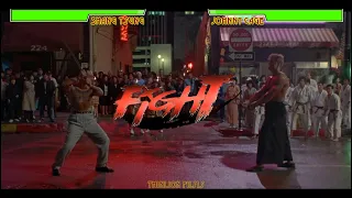 Showdown in Little Tokyo Samurai scene vs Mortal Kombat 1991