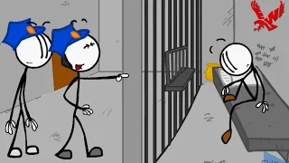 Escaping the Prison Stickman Gameplay - 3 Way to Escape From Prison || Funny Stickman Video Clips