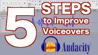 5 STEPS to Improve Your VOICEOVER in Audacity