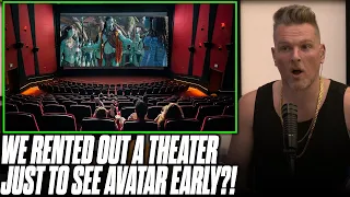 Pat McAfee Bought Out A Movie Theater To See Avatar :The Way Of Water Early