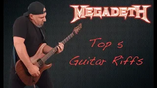 Megadeth Top 5 (Guitar Riffs)