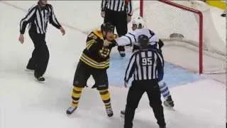 Fraser Fights Thornton - Maple Leafs vs. Bruins (R1G2) - May/4/2013