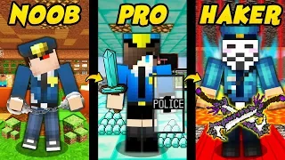 POLICJANT NOOB VS PRO VS HAKER W MINECRAFT!